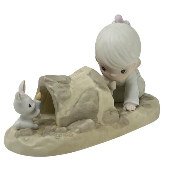 Precious Moments “There’s a Light At the End of the Tunnel” 1990 Figurine - Picture 2 of 12